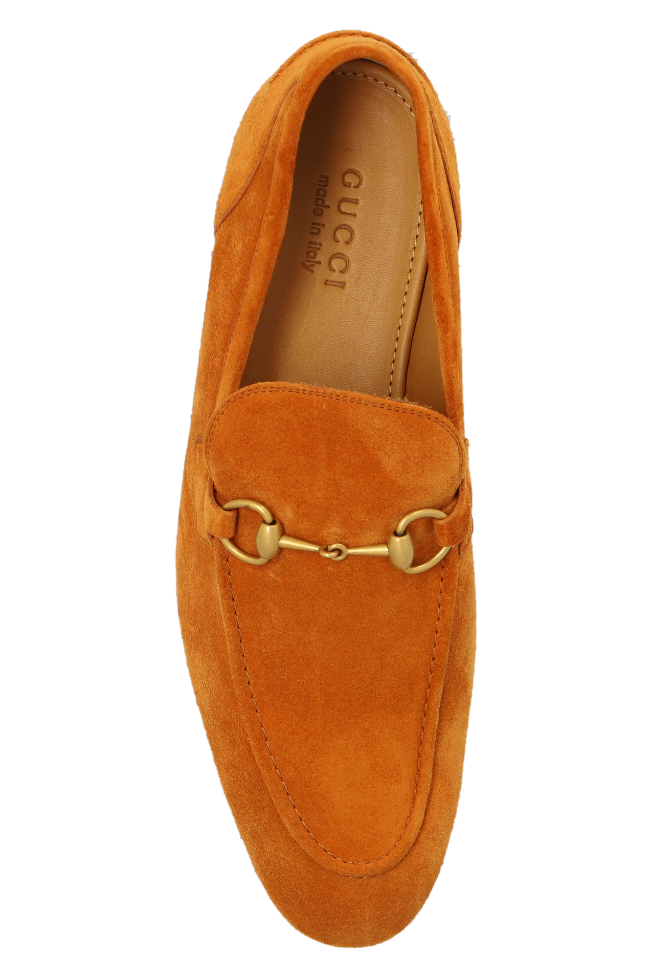 Gucci on sale orange loafers